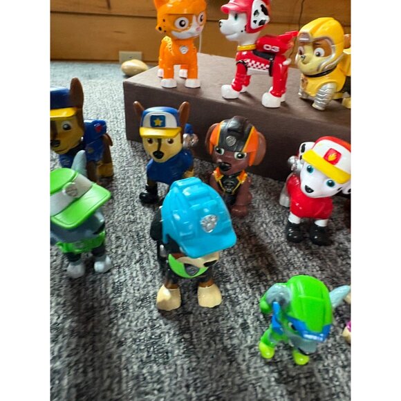 Paw Patrol Action Figure Lot Of 18 Various Characters Multicolor Plastic Kids Co - Picture 8 of 8
